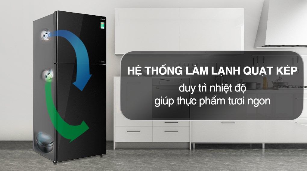 Hệ thống làm lạnh kép, tối ưu nhiệt độ cho từng ngăn