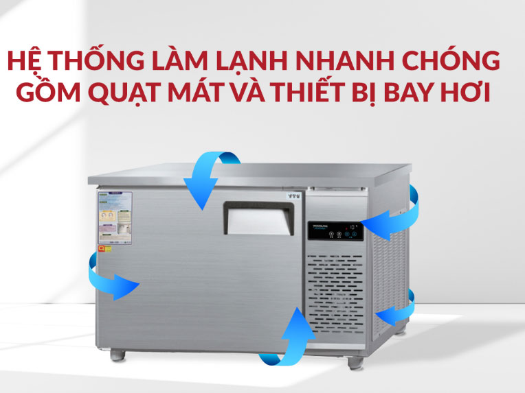 Bàn tủ đông công nghiệp 