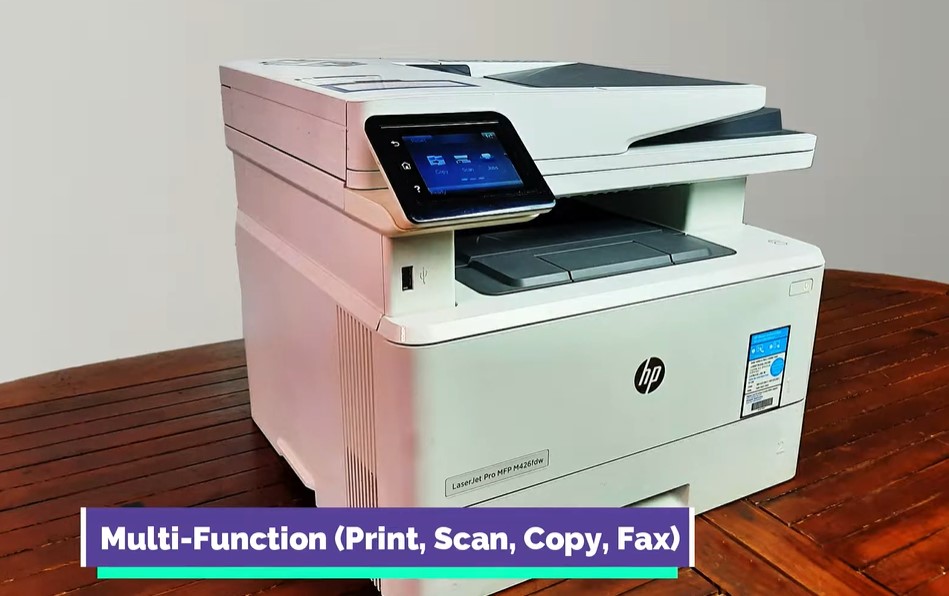 Tích hợp 4 chức năng in, copy, scan, fax trong 1 thiết bị