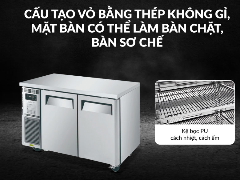 Bàn đông công nghiệp Turbo Air 