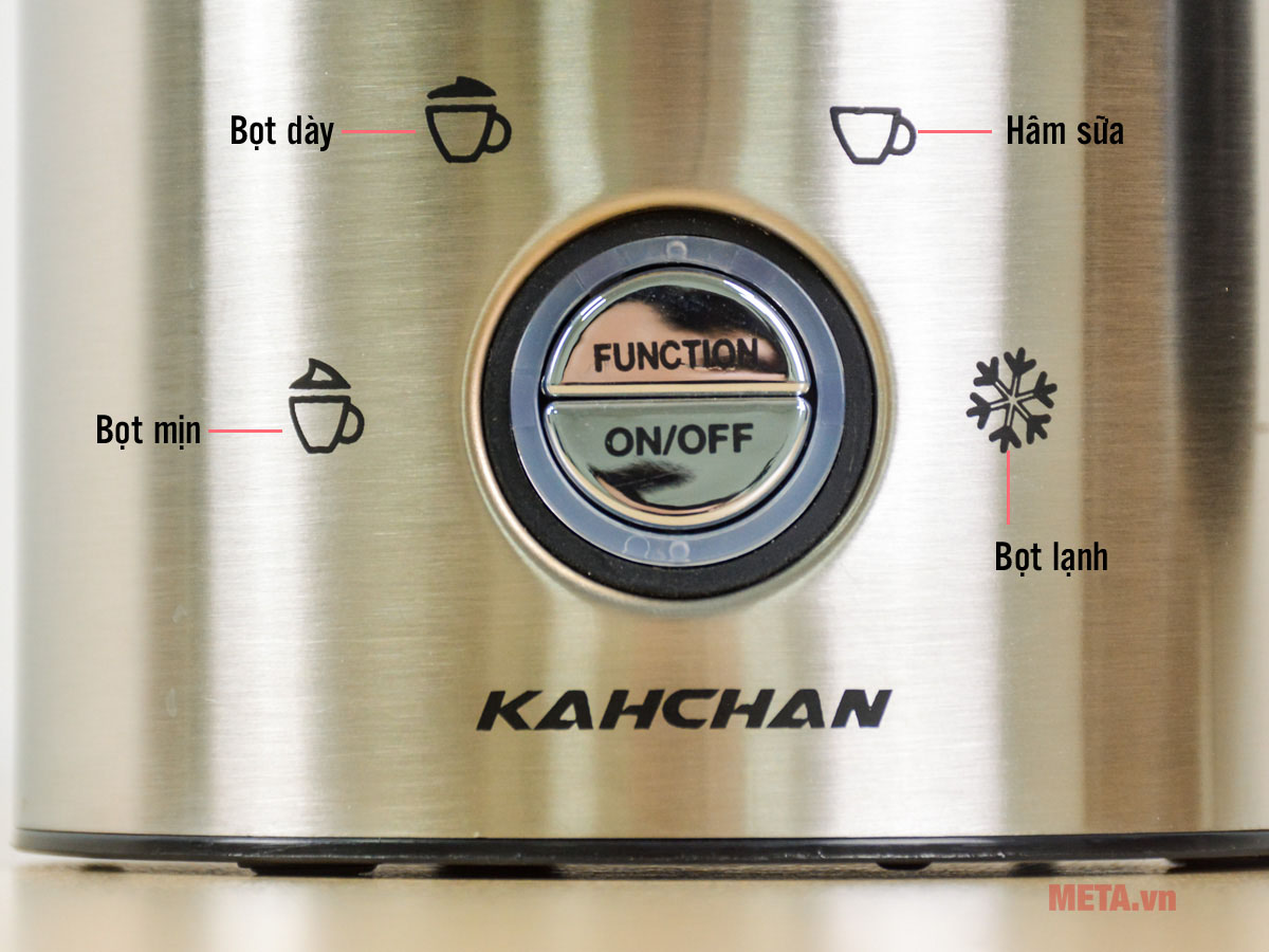 Kahchan EP2198 có 4 chế độ đánh sữa khác nhau