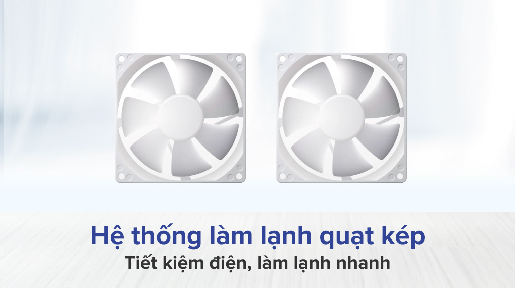 Công nghệ làm lạnh kép của tủ lạnh Hitachi giúp làm lạnh nhanh chóng, hiệu quả