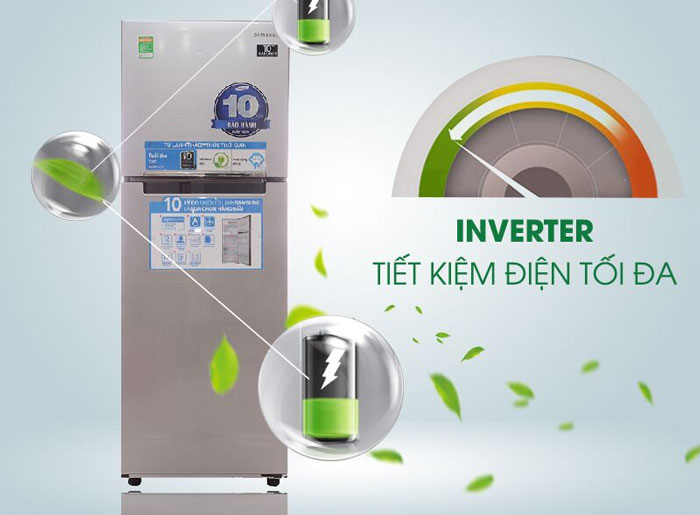 Samsung RT22FARBDSA còn được tích hợp công nghệ Inverter 