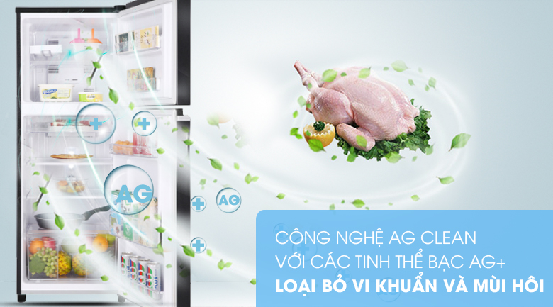 Khử mùi, diệt khuẩn đến 99,99% với công nghệ Ag Clean