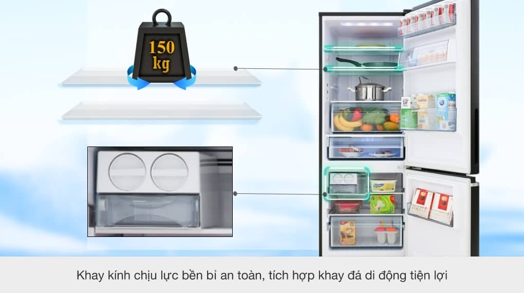 Khay kính chịu lực, hộp đá di động tiện lợi