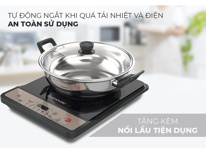 Bếp tự động ngắt khi quá tải 