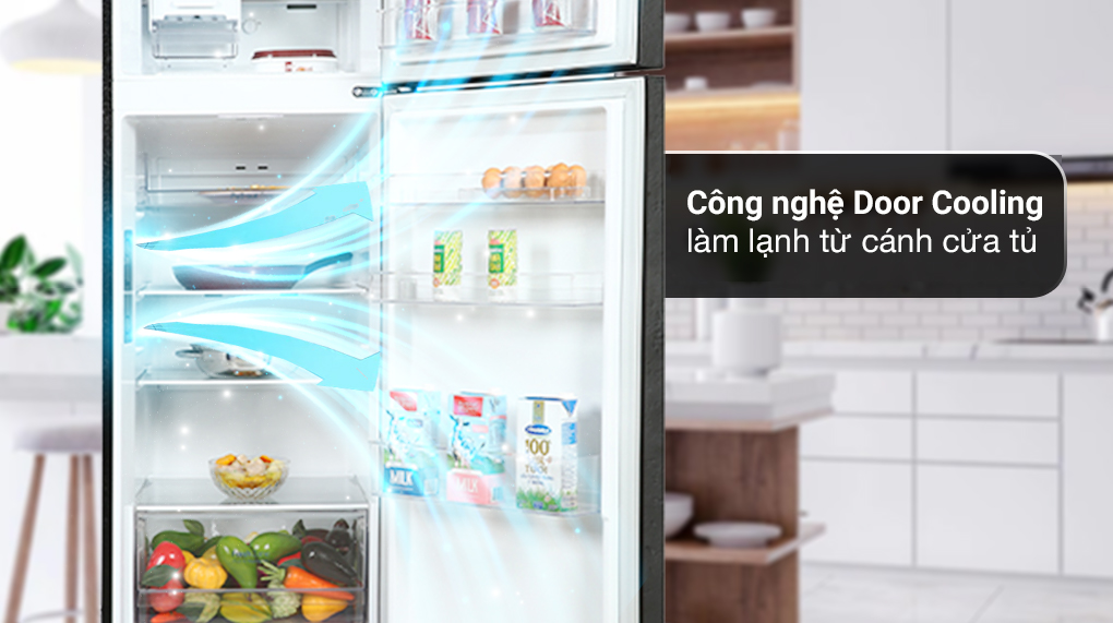 Công nghệ Door Cooling làm lạnh đều từ cửa