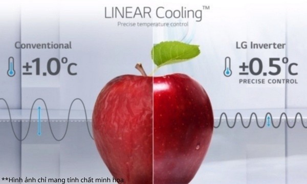 Công nghệ Linear Cooling duy trì nhiệt độ ổn định