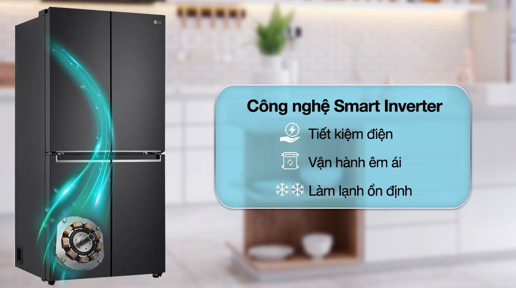 Máy nén Smart Inverter vận hành êm ái ổn định