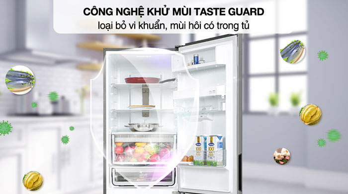 tủ lạnh Electrolux EBB3742K-A sử dụng bộ lọc than hoạt tính