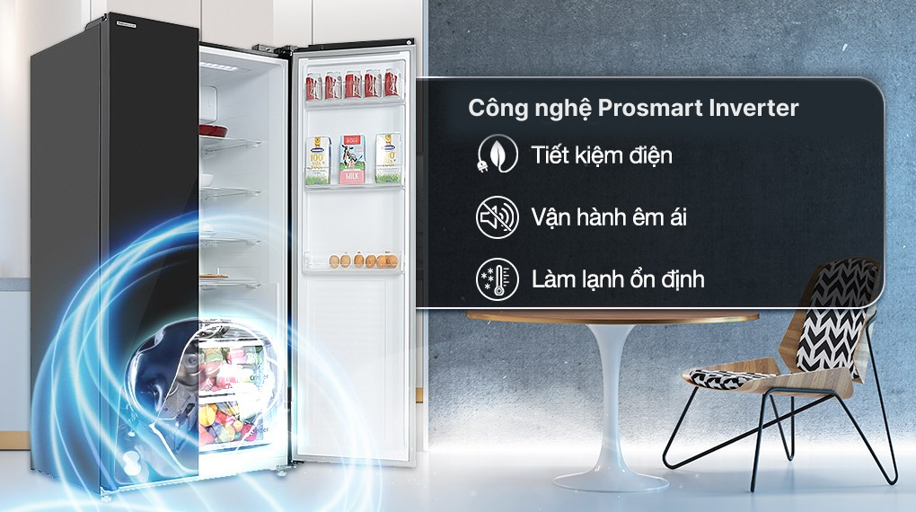 Tối ưu khả năng tiết kiệm điện với công nghệ Prosmart Inverter