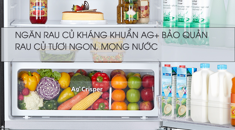 Ngăn rau củ kháng khuẩn Ag+ Crisper