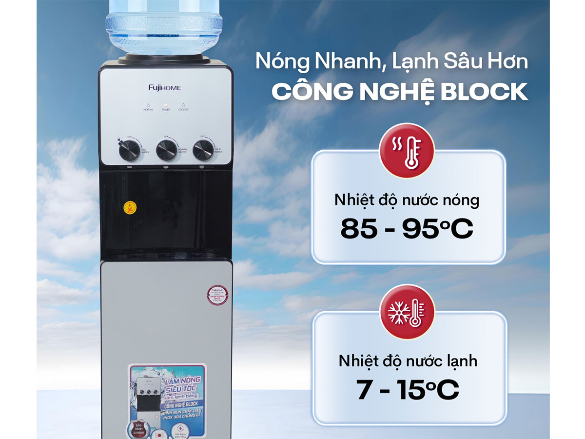 Cây nước nóng lạnh FujiHome  