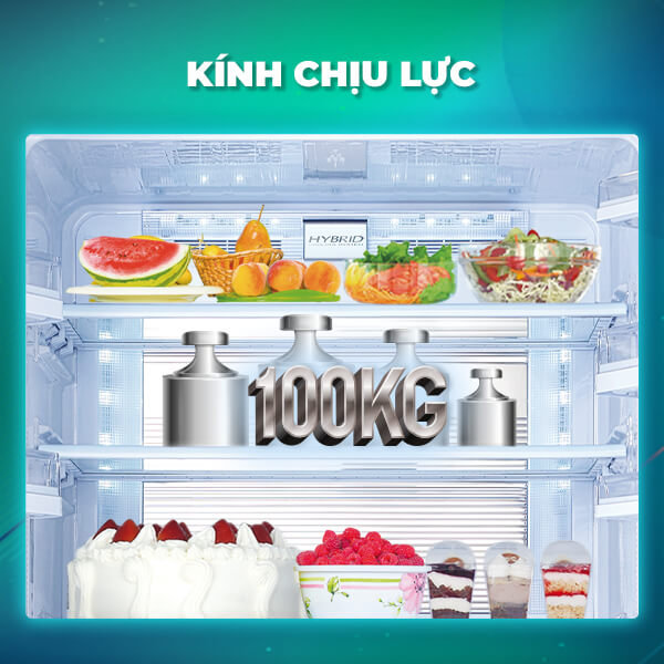 Khay kính chịu lực trong suốt, bền bỉ, tải trọng lên đến 100kg