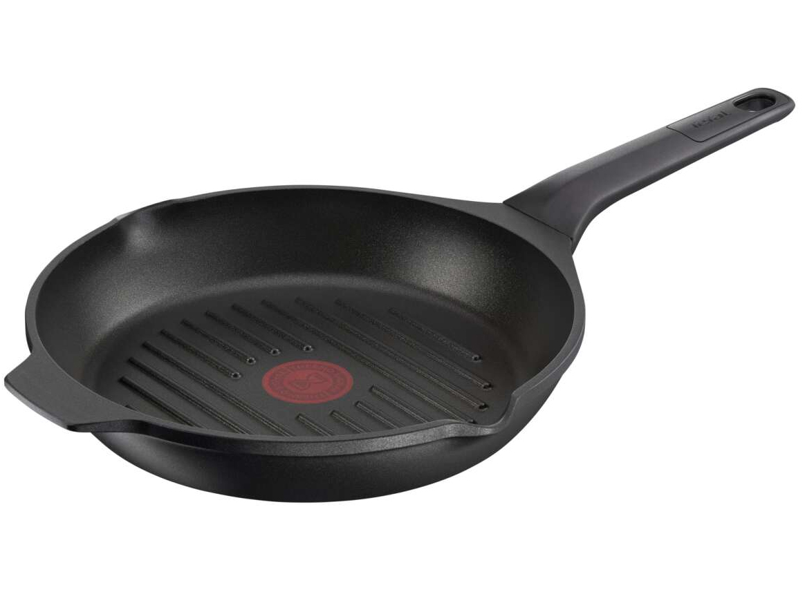 Chảo đúc cao cấp nướng, chiên Tefal Robusto có miệng rót E2494044 (26cm)