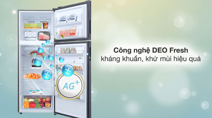  tủ lạnh AQUA AQR T352FA FB 333 lít có công nghệ kháng khuẩn khử mùi