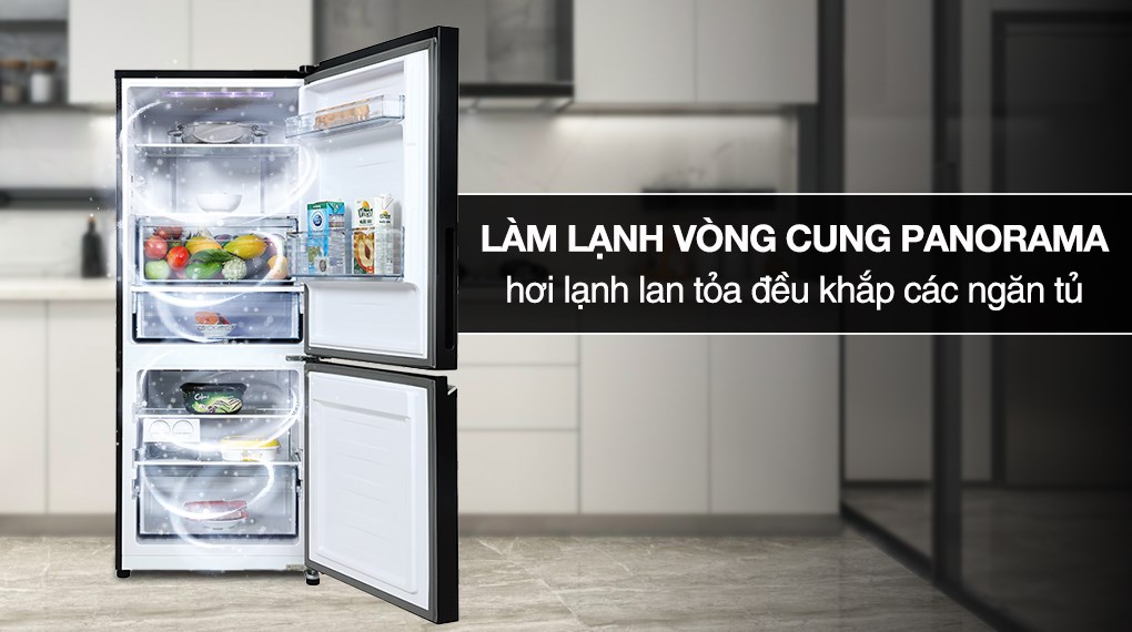 Tủ lạnh Panasonic NR-SP275CPAV làm lạnh bằng công nghệ Panorama hiện đại