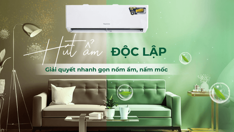 Điều hòa 1 chiều 9.000BTU Nagakawa NS-C09R2T30 có chế độ hút ẩm