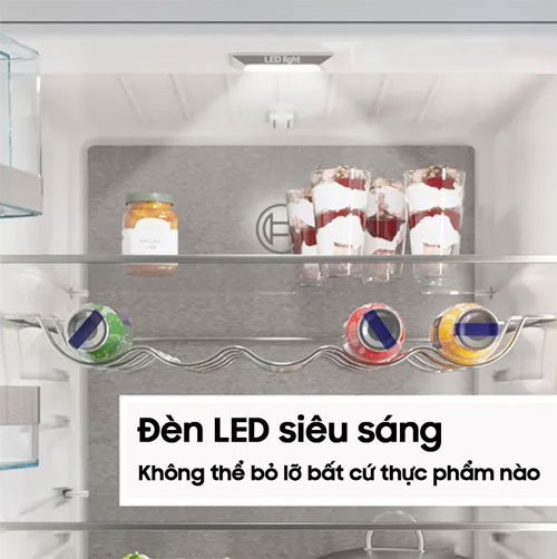 Tủ lạnh Bosch KAD93ABEP có đèn LED chiếu sáng tiện lợi