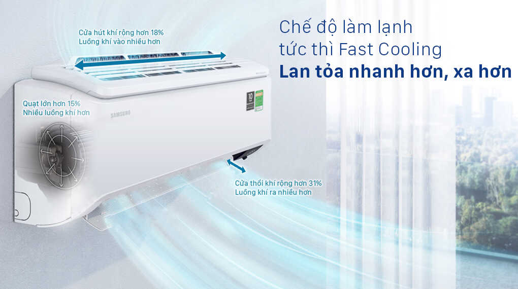 Máy lạnh Mitsubishi Electric MSY/MUY-GR25VF có thể làm mát sâu trong thời gian cực ngắn