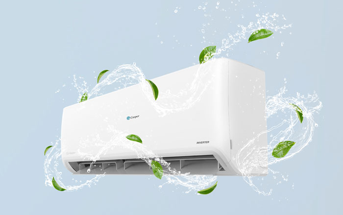 điều hòa Casper 1 chiều Inverter 9.000 BTU HC-09IA32 có khả năng tự động làm sạch dàn lạnh