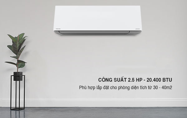 Điều hòa Toshiba RAS-H24E2KCVG-V công suất 2.5HP