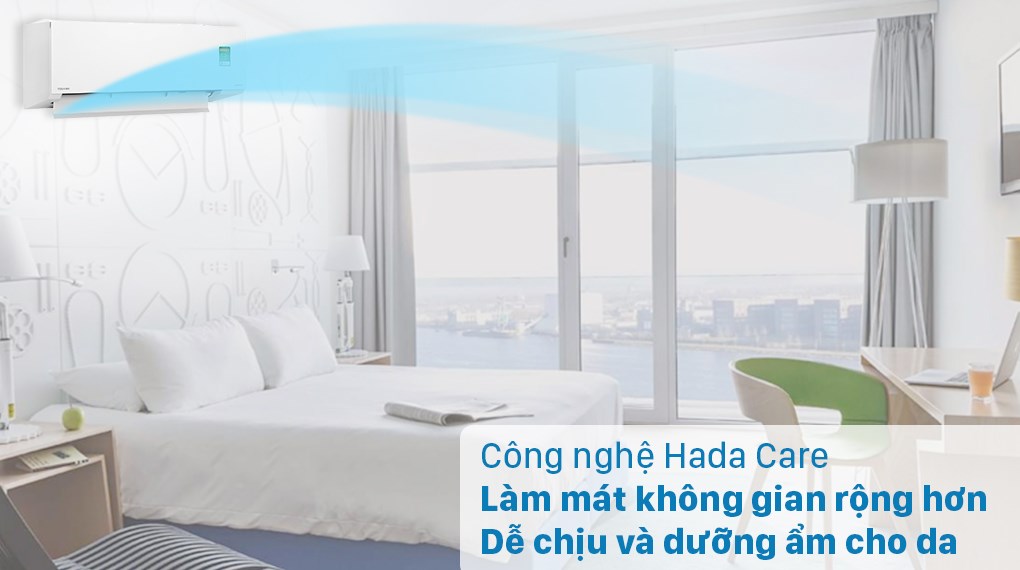 Chế độ gió Hada Care của điều hòa RAS-H24E2KCVG-V giúp bảo vệ sức khỏe của người dùng