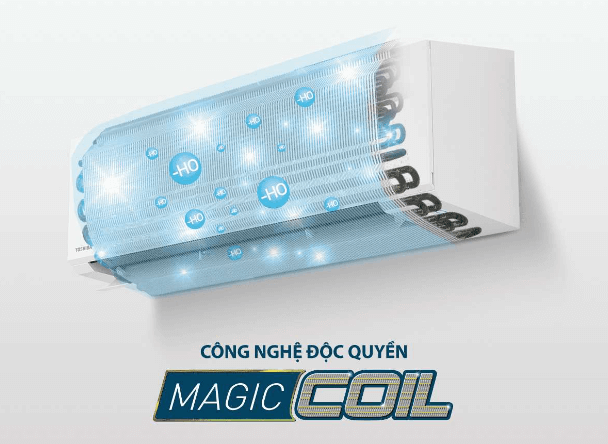 Công nghệ Magic Coil trên điều hòa 1 chiều RAS-H18E2KCVG-V của Toshiba