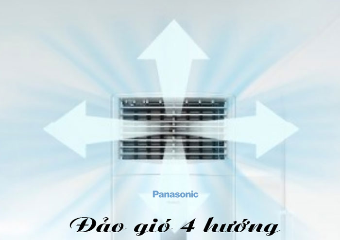 điều hòa cây 1 chiều Panasonic S 34PB3H5 U 34PSB3H5 có làn gió điều chỉnh 4 chiều