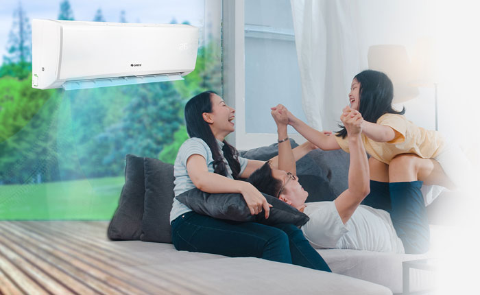 Điều hòa Gree 9.000 BTU AMORE9CN sử dụng công nghệ Real Cool