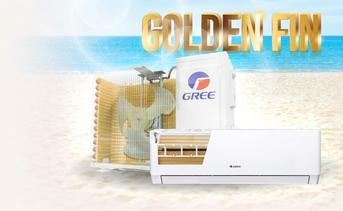 Điều hòa 1 chiều Gree AMORE9CN có dàn nóng được mạ Golden Fin bền bỉ