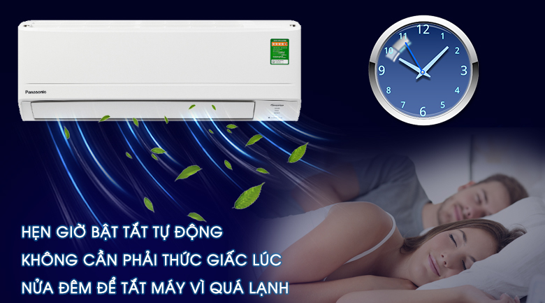 Panasonic CS-U24ZKH-8 có tính năng hẹn giờ tiện dụng