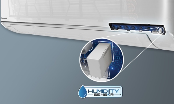 Máy lạnh Panasonic Inverter 2,5HP CU/CS-XU24ZKH-8 có khả năng kiểm soát độ ẩm với cảm biến độ ẩm Humidity Sensor