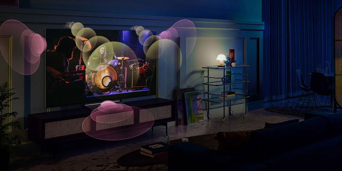 Smart tivi OLED LG 4K 77 inch 77A2PSA trang bị công nghệ Dolby Atmos tái tạo âm thanh 3D sống động