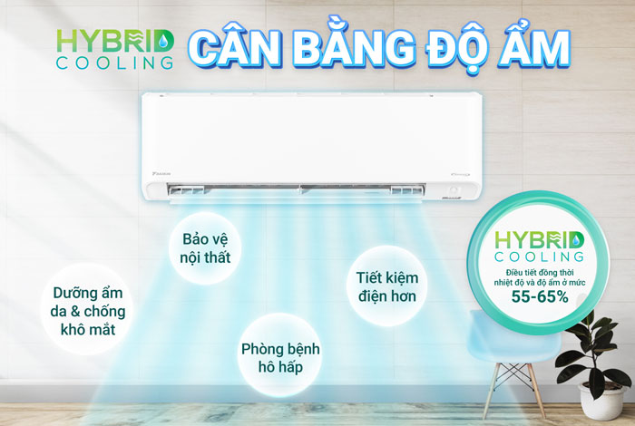 điều hòa Daikin FTXM50XVMV có khả năng cân bằng độ ẩm