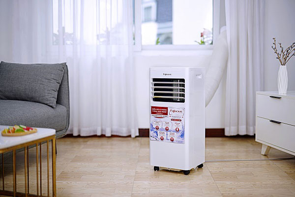 Điều hòa di động mini FujiHome PAC07 được trang bị công suất làm lạnh là 7.000 BTU