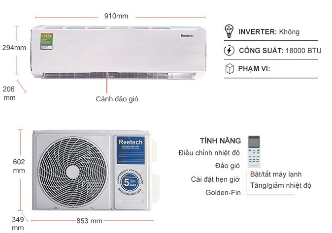 Máy lạnh Reetech  