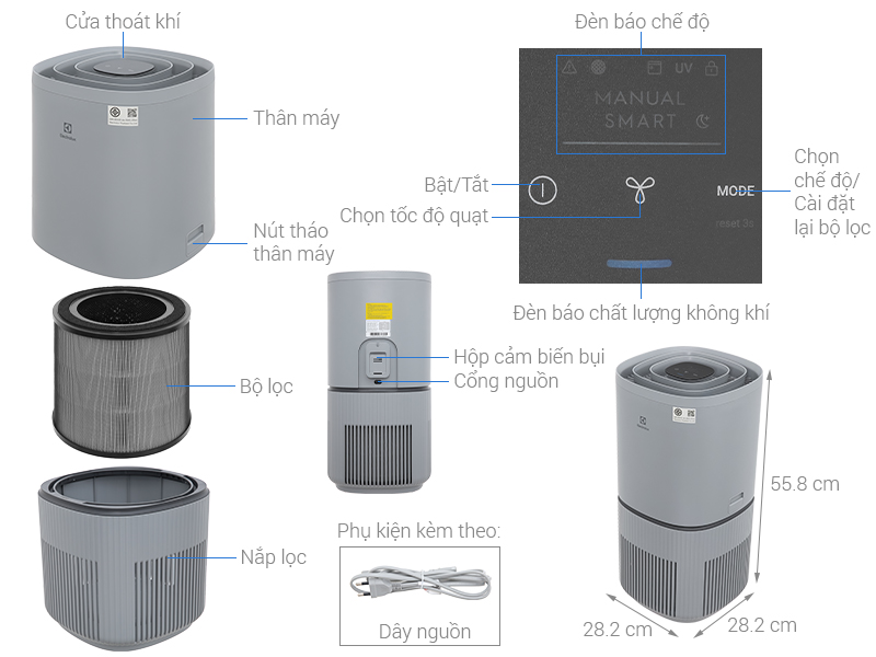 Máy lọc không khí Electrolux EP53-46UGA