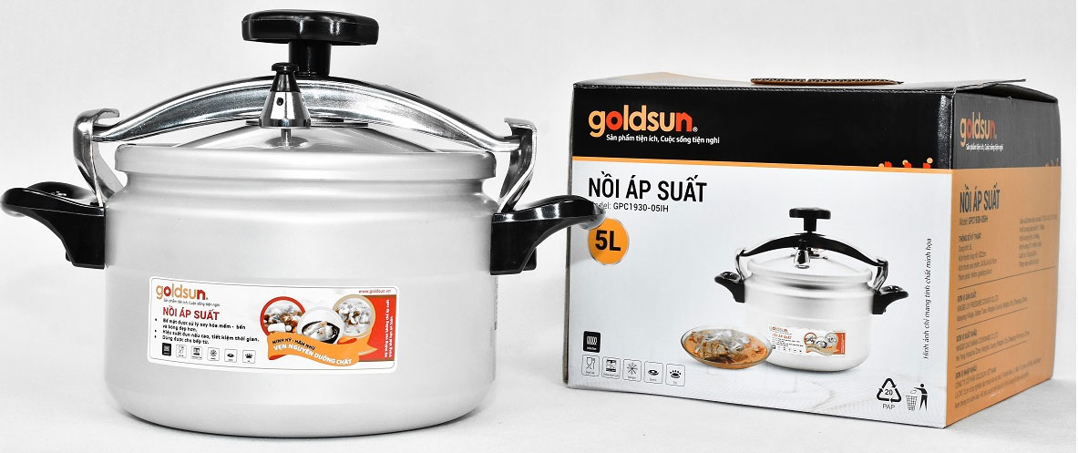 Nồi áp suất nhôm đáy từ Goldsun GPC1930-05IH 