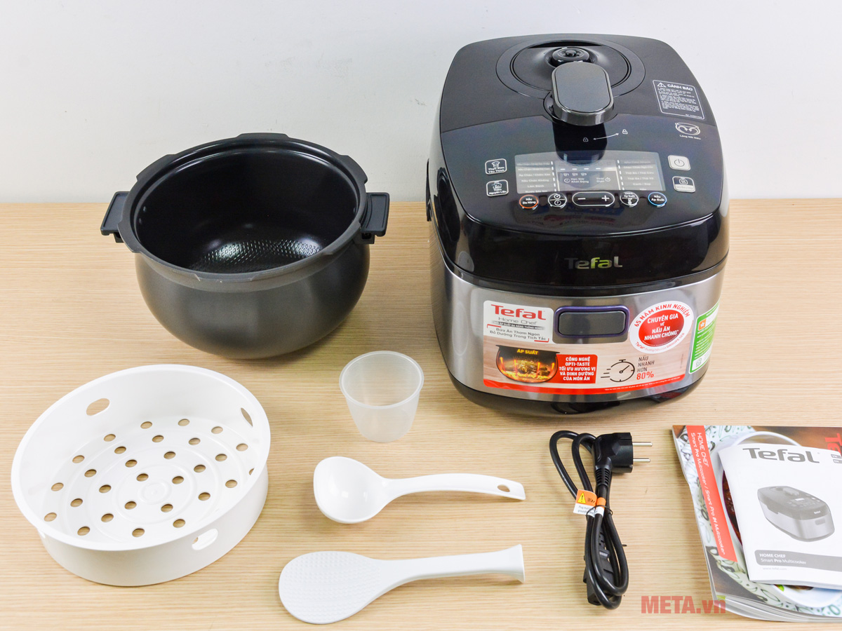 Hình ảnh nồi áp suất Tefal EPC – Smart Pro Multicooker CY625868