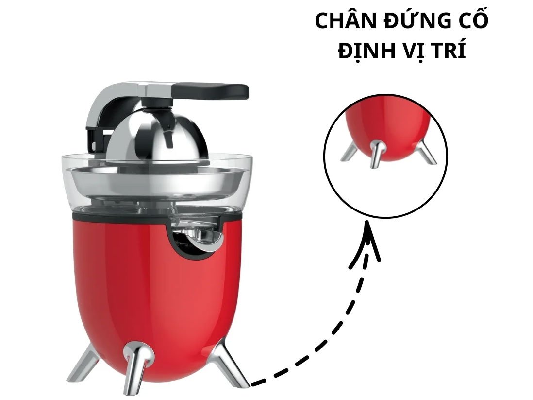 Máy vắt cam Kuchenzimmer 012928-RED 500ml