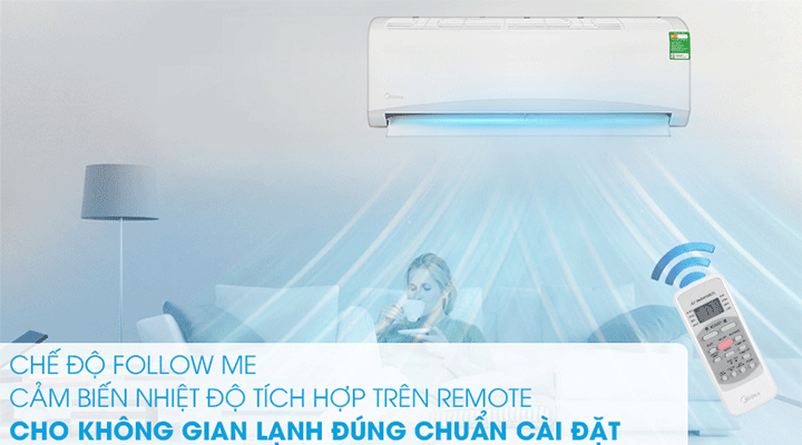 Điều hòa Midea MSAFC-13CRDN8 có đa dạng chế độ tiện dụng cho người dùng