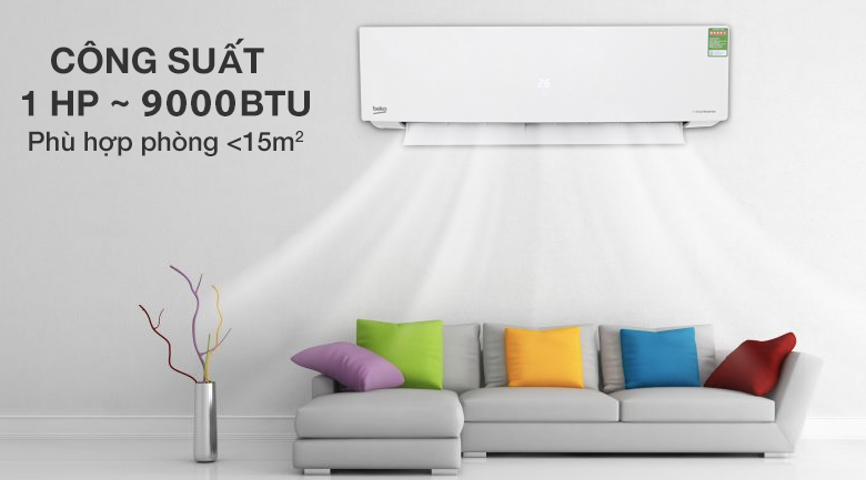 Máy lạnh Beko RSVC10BV-I công suất 9.000BTU