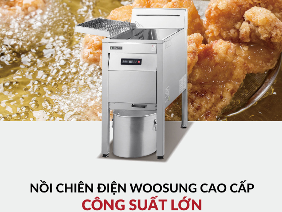 Bếp chiên công nghiệp Grand Woosung GW-EF712