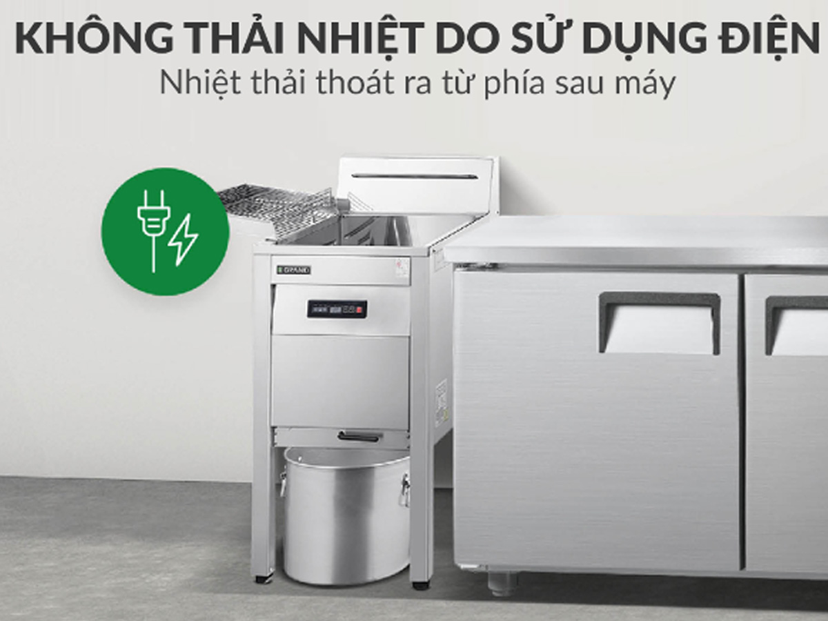 Bếp chiên công nghiệp Grand Woosung GW-EF712