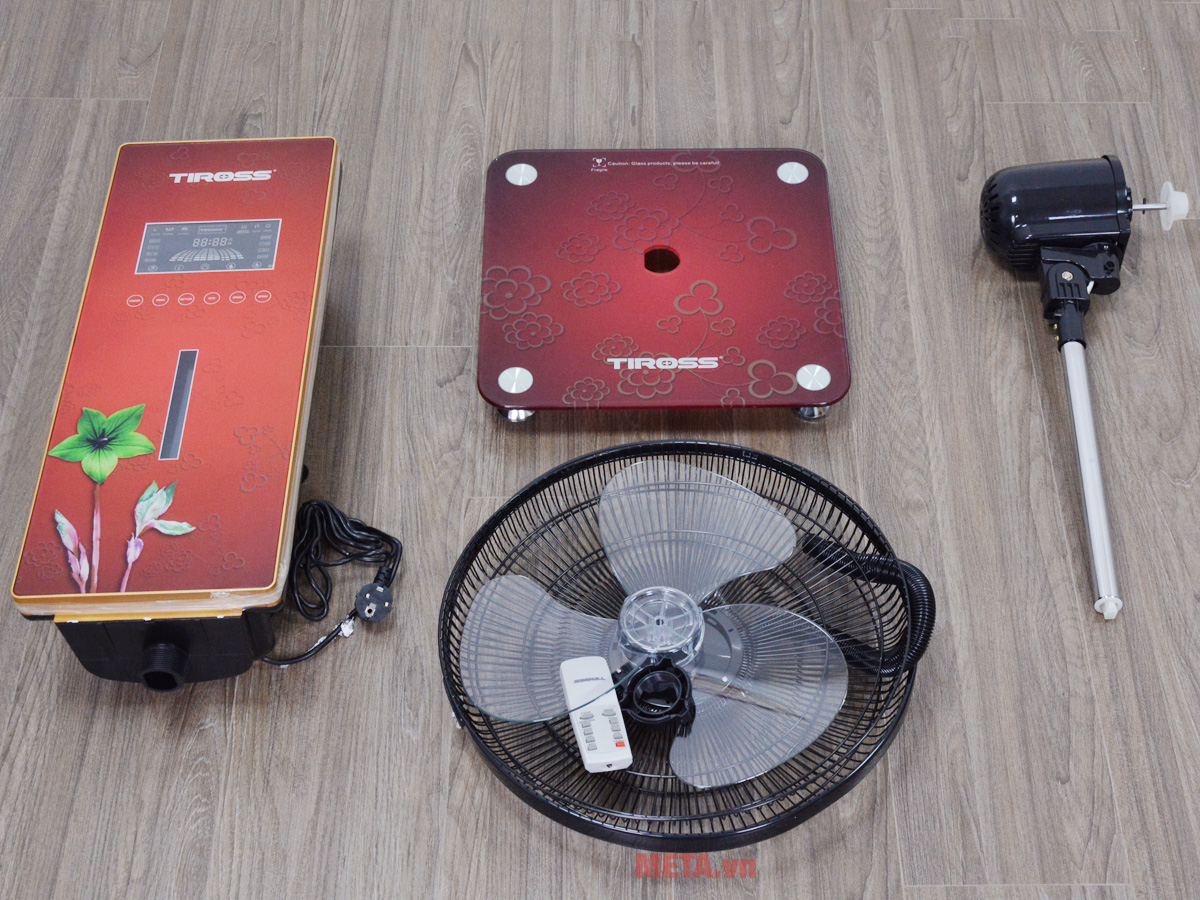 Quạt phun sương phím cảm ứng Tiross TS-891