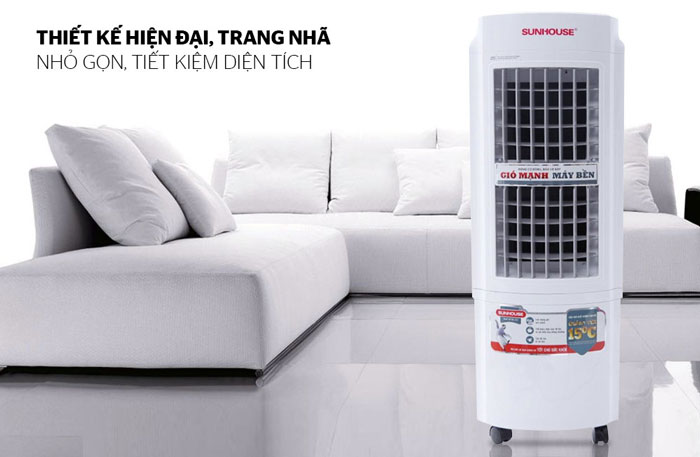 Quạt điều hòa Sunhouse SHD7723 có kiểu dáng hiện đại