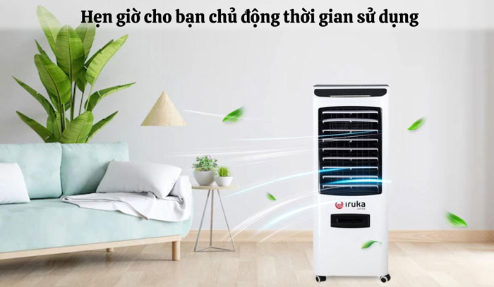 Quạt điều hòa I-99 của Iruka còn được tích hợp chức năng hẹn giờ