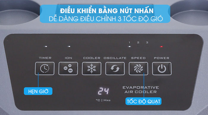 Bảng điều khiển của Máy làm mát Boss FEAB-407-G 