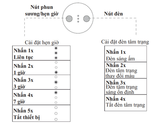 Cách sử dụng Máy phun tinh dầu Beurer LA40